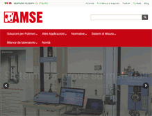 Tablet Screenshot of amse.it